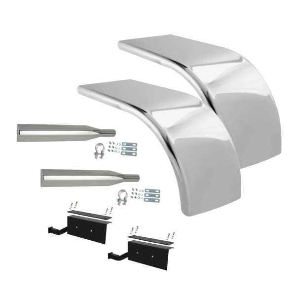 430 Stainless Steel Half Tandem Fender Kit